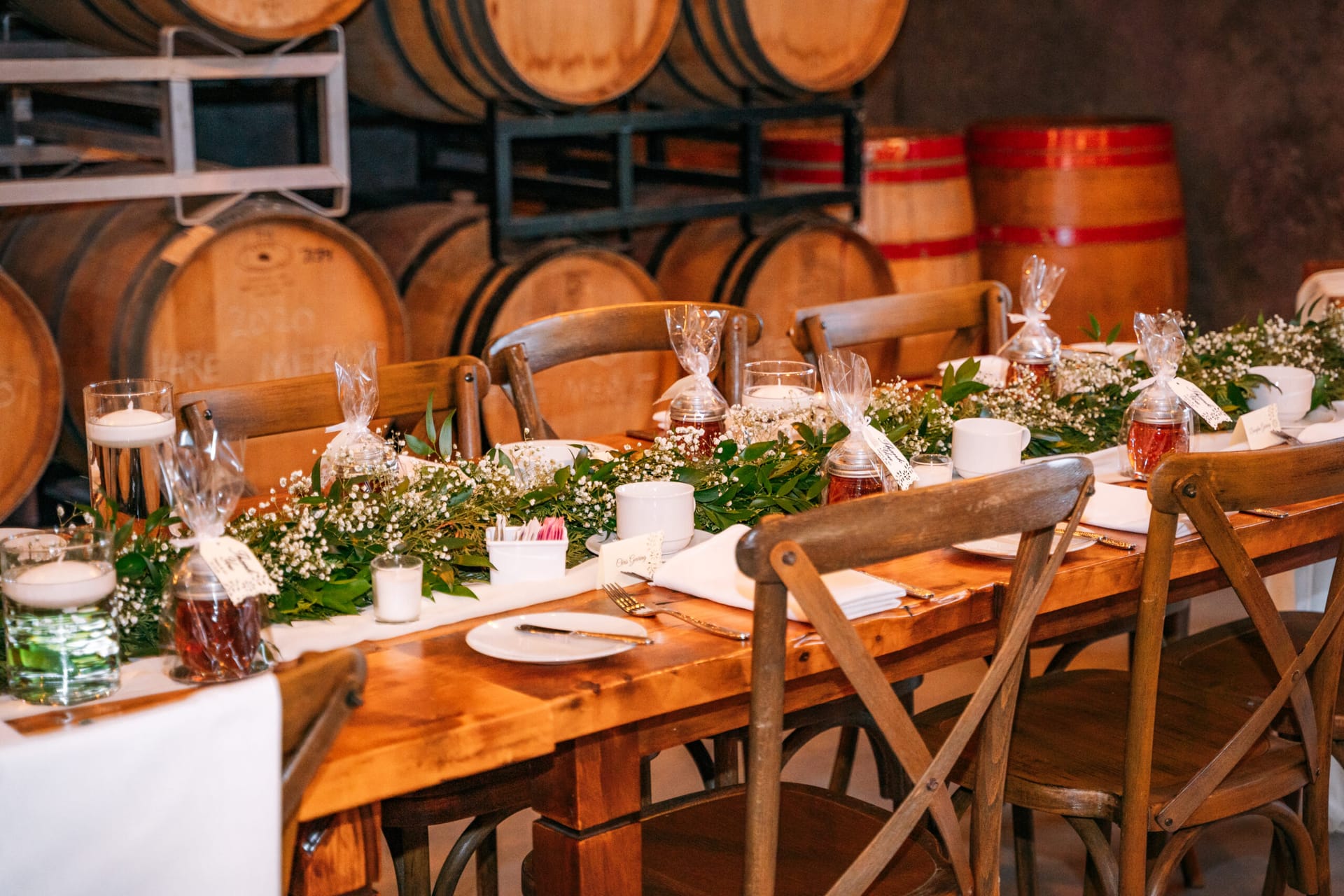 Food and wine at The Hare