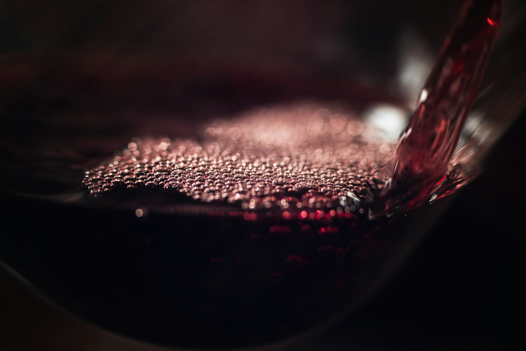 Wine being poured